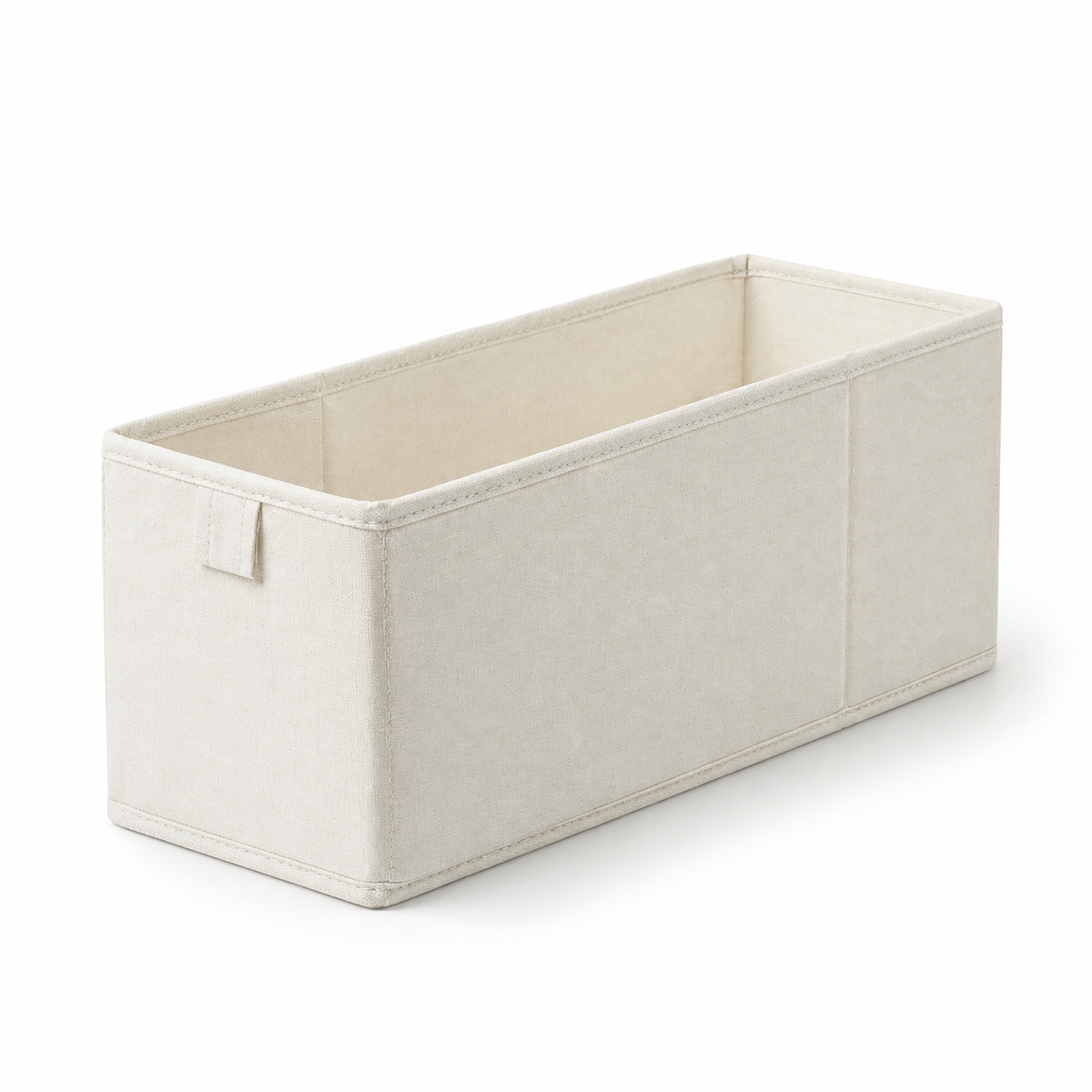 Ivory Fabric Clothing Storage Organizer