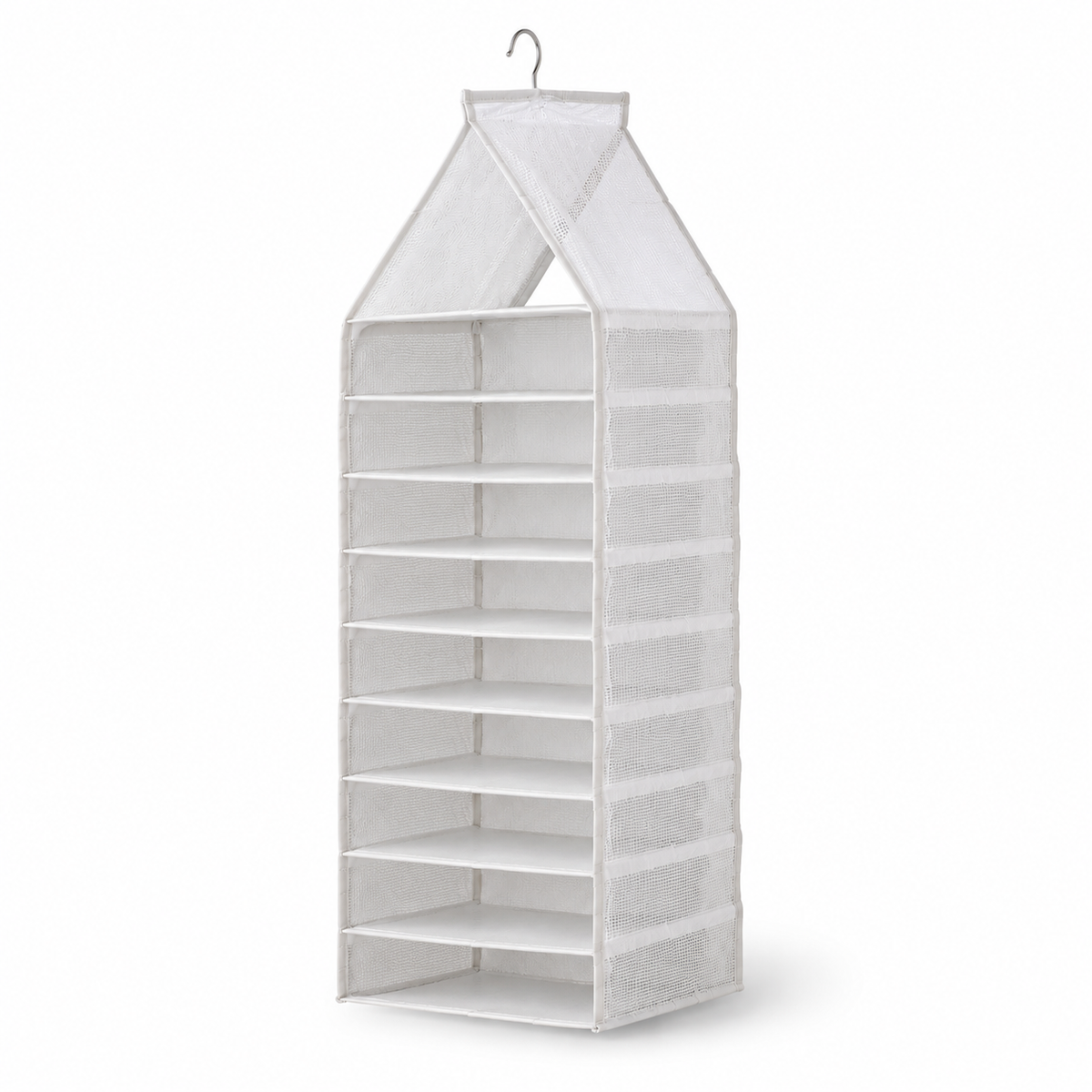 Gray-Trim Hanging Storage Organizer