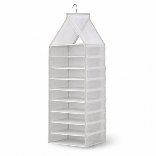 Gray-Trim Hanging Storage Organizer
