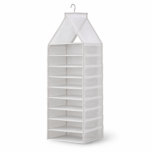 Gray-Trim Hanging Storage Organizer